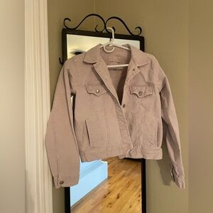 American Eagle • Dusty Pink Corduroy Jacket